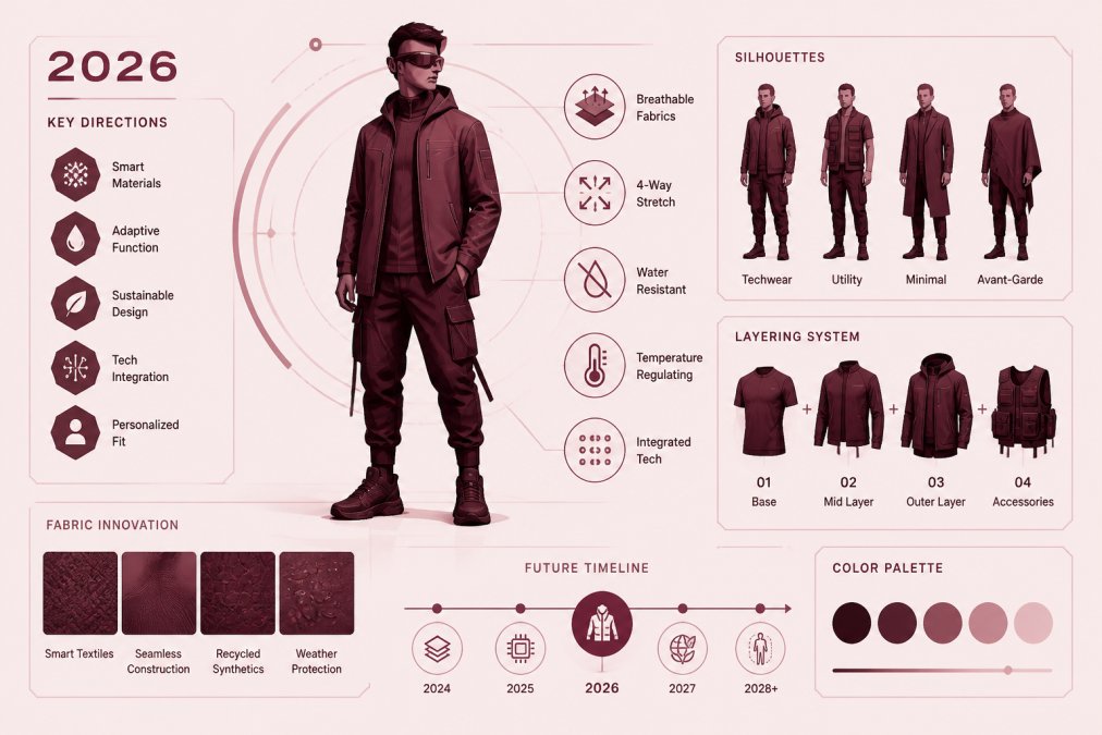 Futuristic Men's Clothing: The 2026 Style Guide