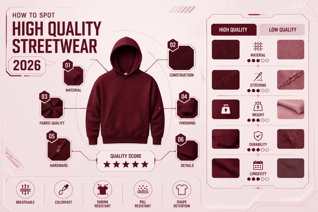How to Spot High Quality Streetwear in 2026
