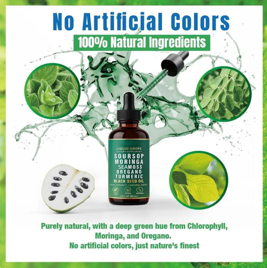 10-in-1 Soursop Graviola Liquid Drops 60ml