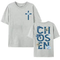 Chosen Floral Aesthetic Bible Verse T-shirts Women's Trendy
