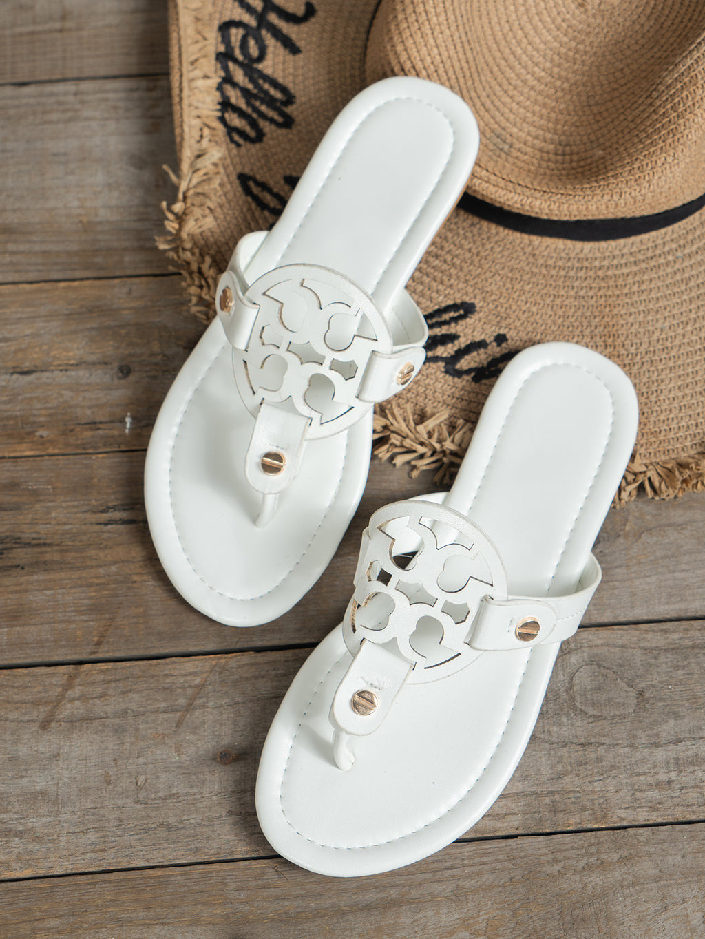 Fashion Herringbone Flat Sandals for Women