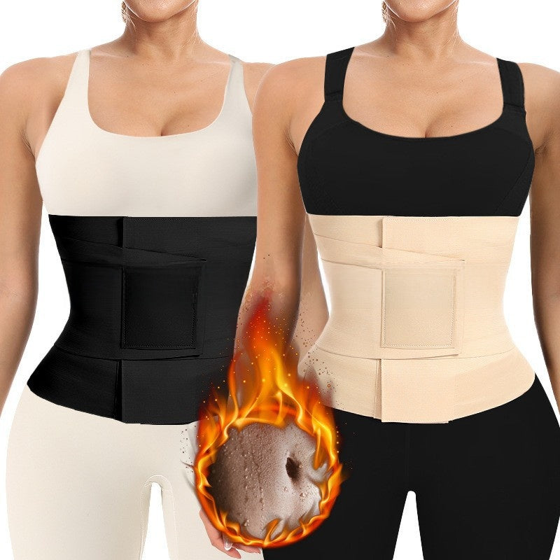 Elastic Waist Trainer Corset with Back Support