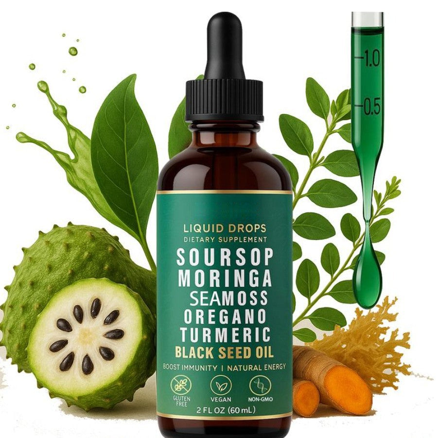 10-in-1 Soursop Graviola Liquid Drops 60ml
