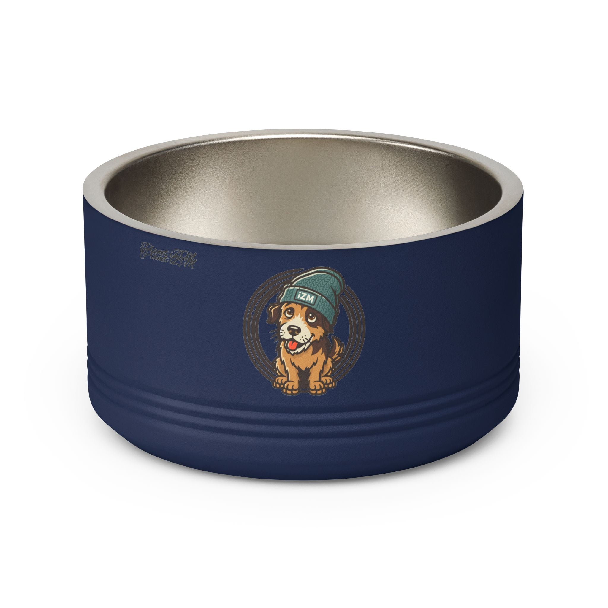 Cute Dog Beanie Pet Bowl — 18oz Stainless Steel Dog Food & Water Bowl