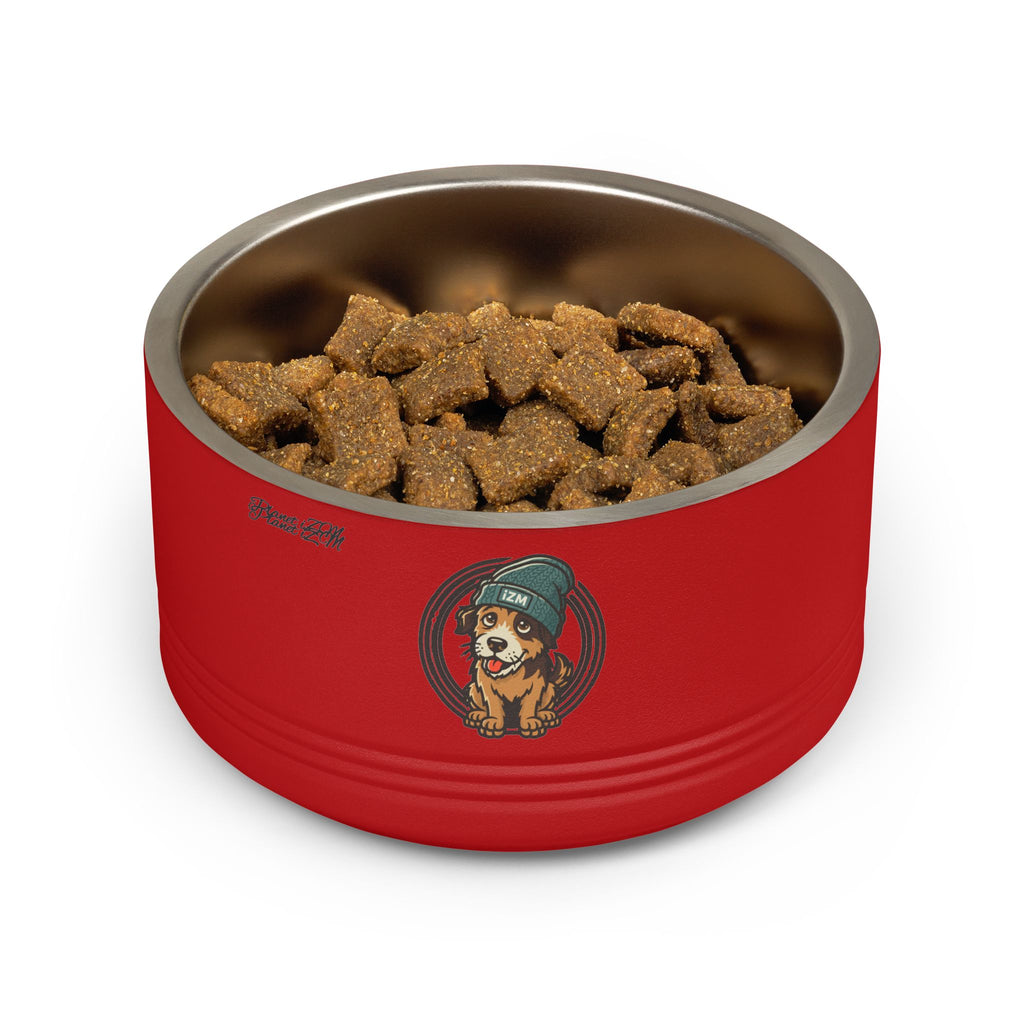 Cute Dog Beanie Pet Bowl — 18oz Stainless Steel Dog Food & Water Bowl