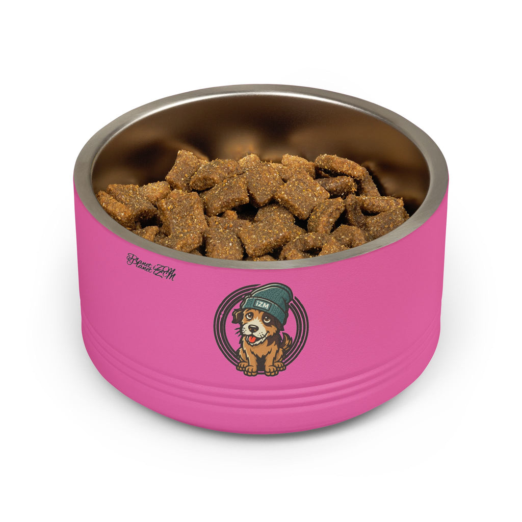 Cute Dog Beanie Pet Bowl — 18oz Stainless Steel Dog Food & Water Bowl