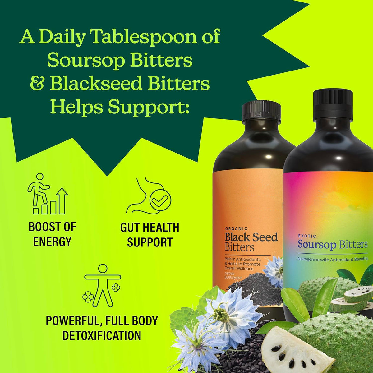 Soursop Bitter Drops with Black Seed Oil