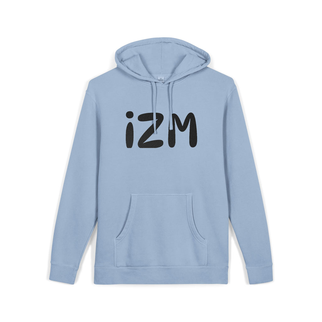IZM Logo Hoodie — Pigment-Dyed Green Pullover