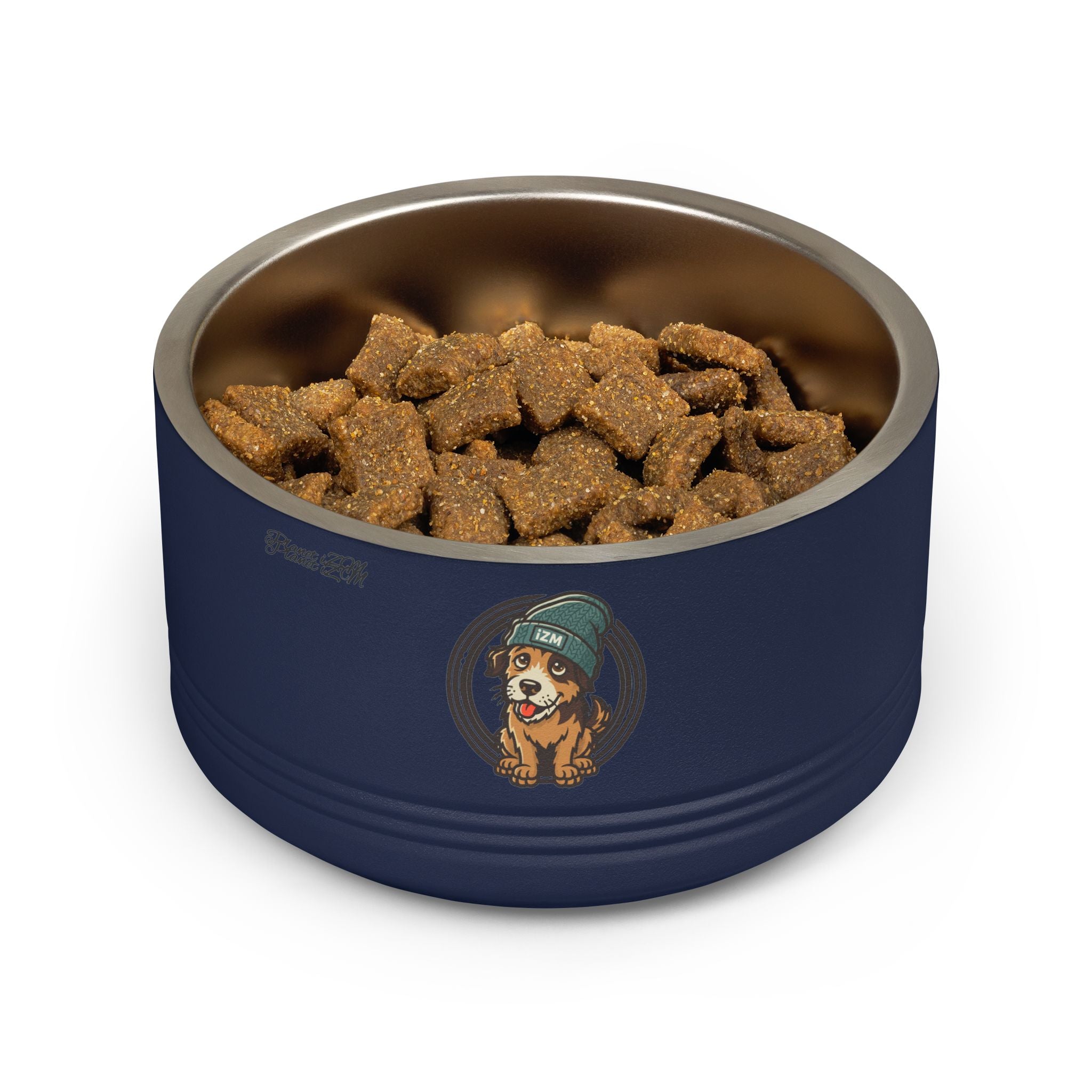 Cute Dog Beanie Pet Bowl — 18oz Stainless Steel Dog Food & Water Bowl