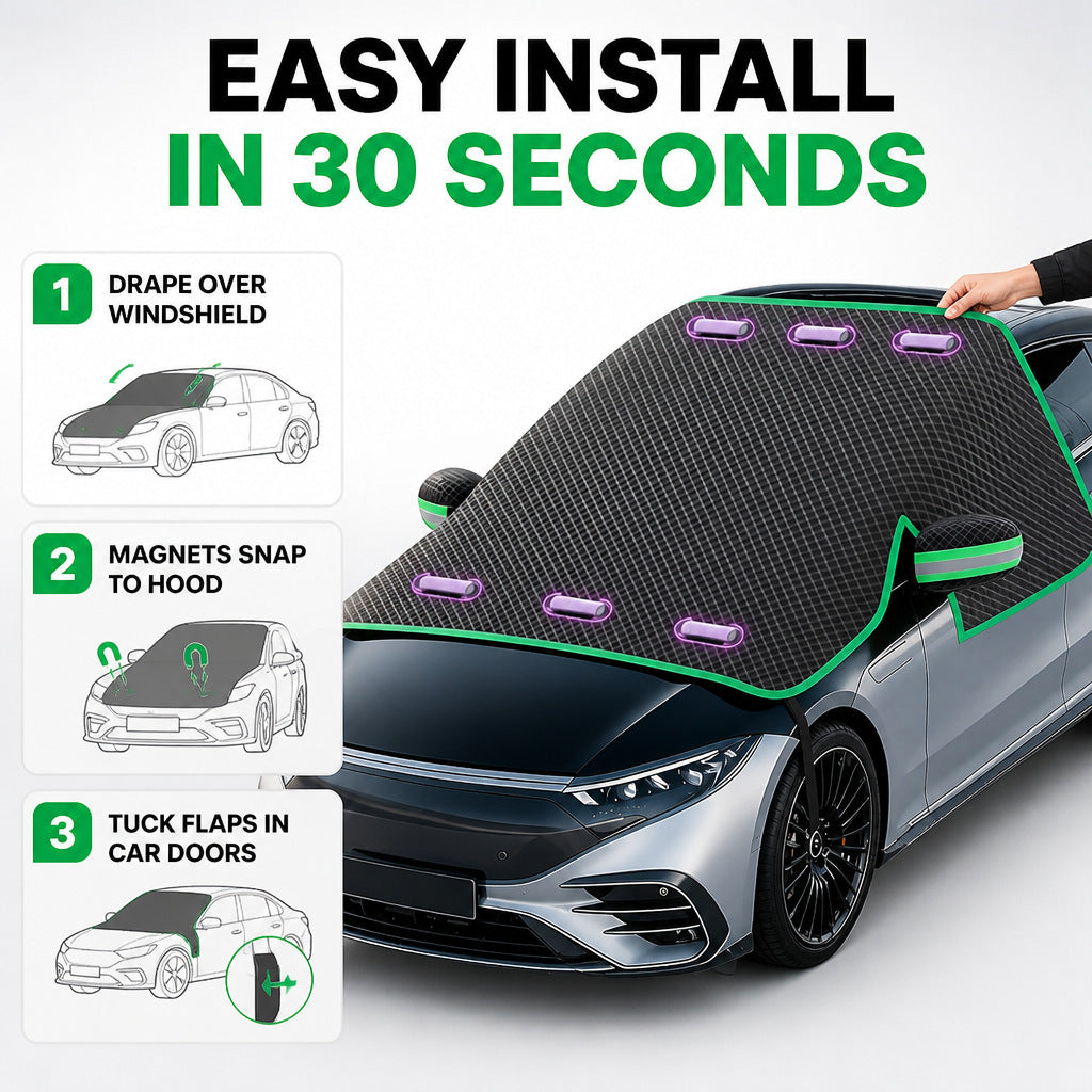 Magnet frost-proof frost-proof snow-proof cover