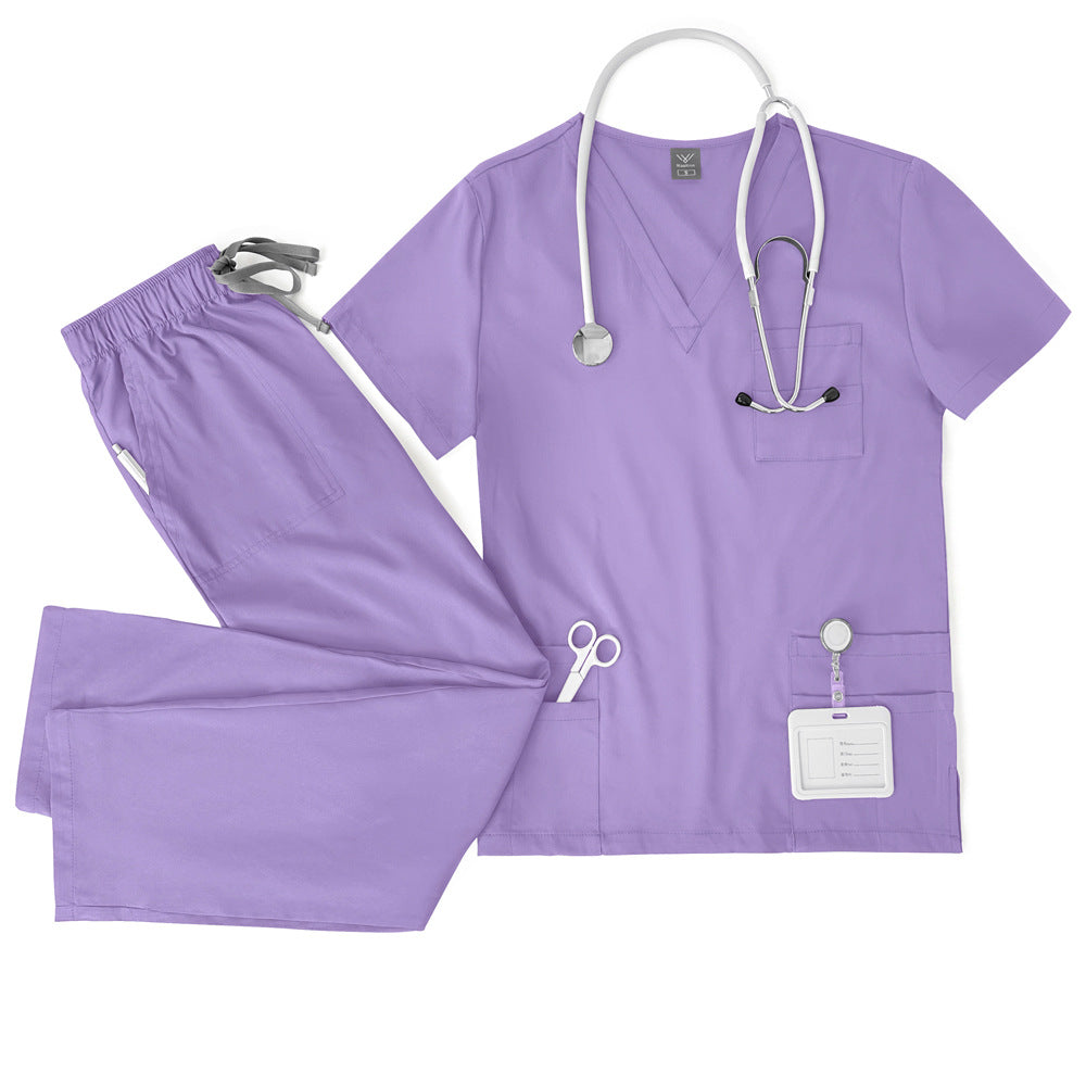 V-Neck Quick-Dry Nurse Suit