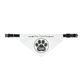 Clip-On Pet Bandana — 'Stay Pawsitive' Paw Print Dog Bandana