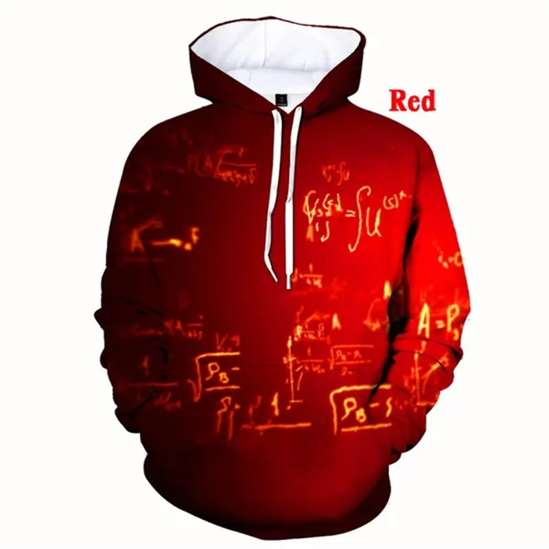 Mens Rooster Pattern 3D Printed Hooded Sweatshirt