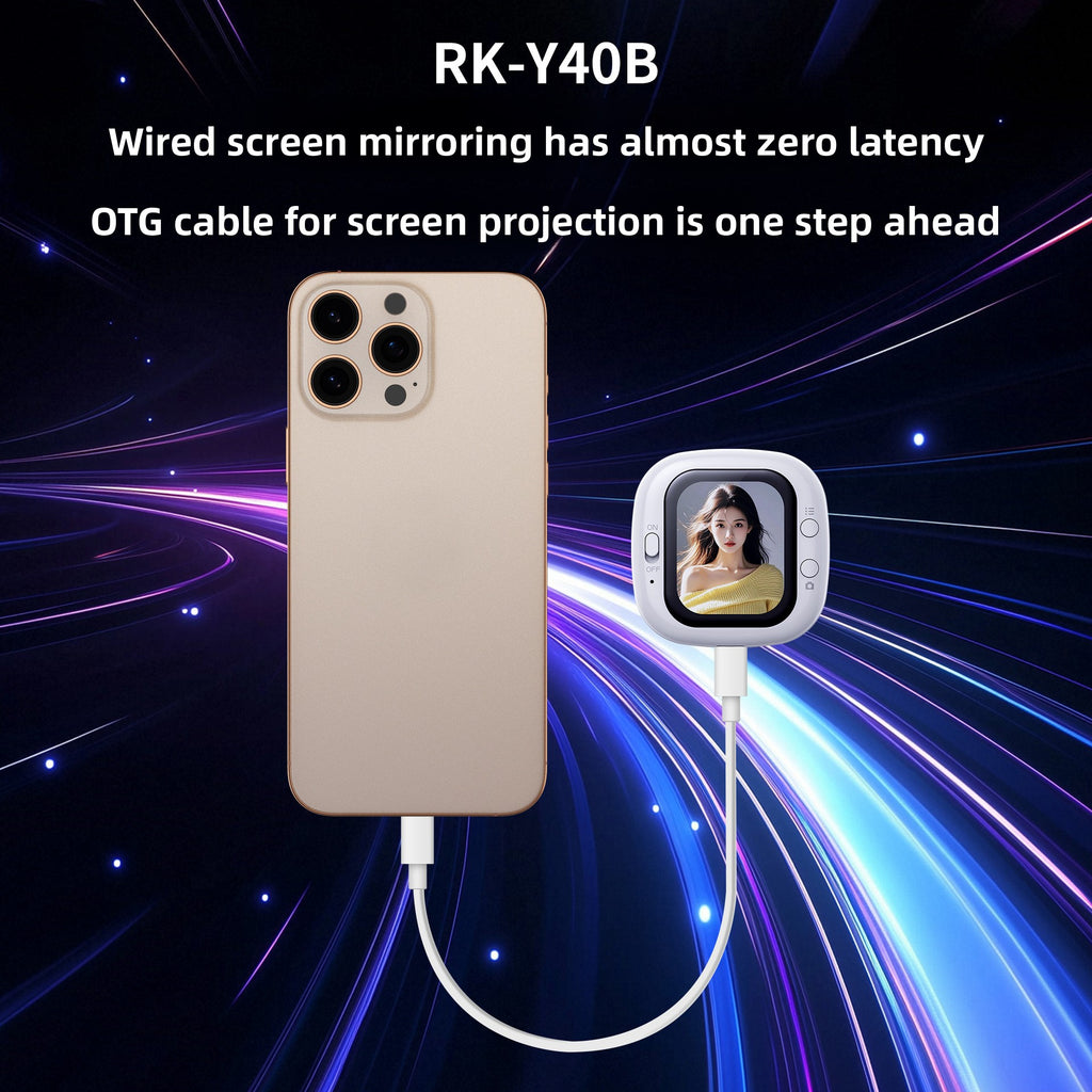 Online celebrity selfie wireless screen projector