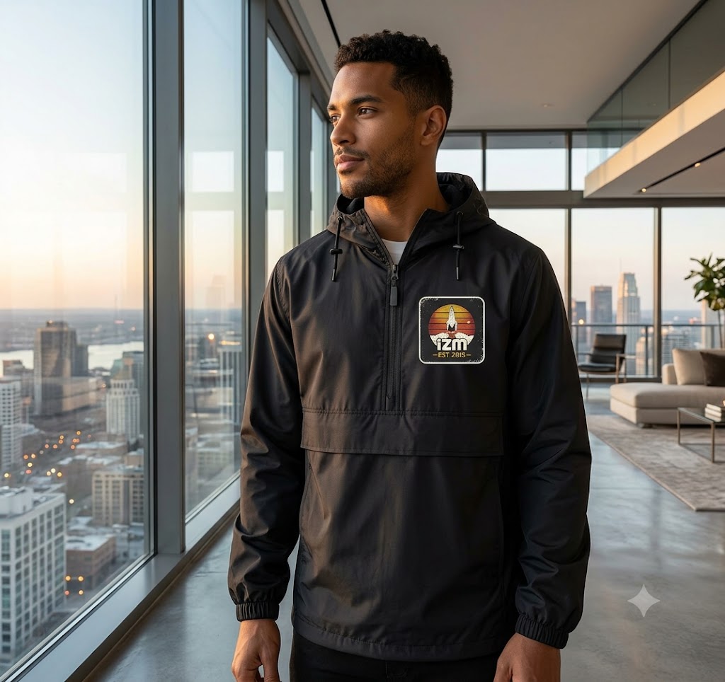 Waterproof Nylon Anorak Jacket