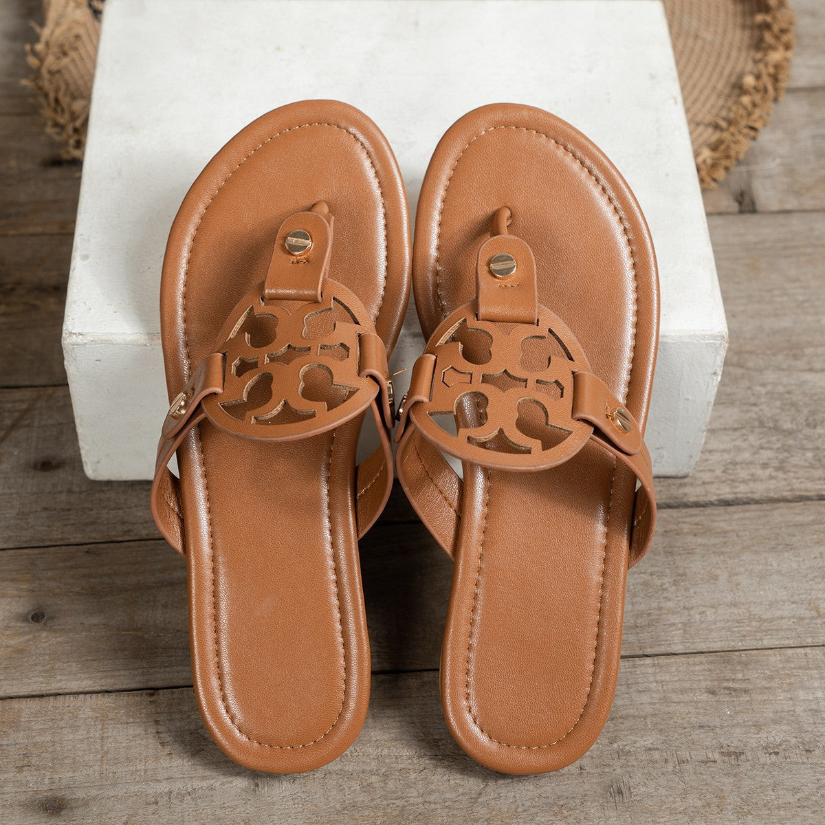 Fashion Herringbone Flat Sandals for Women