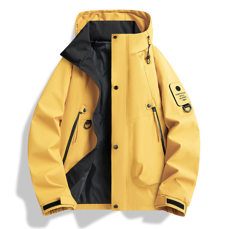 Hooded Outdoor Windbreaker Jacket