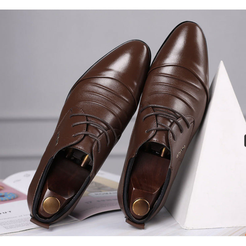 Mens Breathable Business Casual Slip-On Shoes