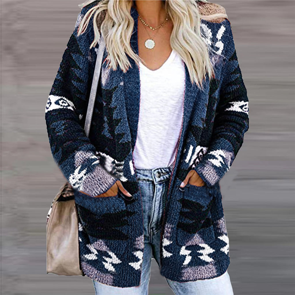 Womens Loose Knit Cardigan