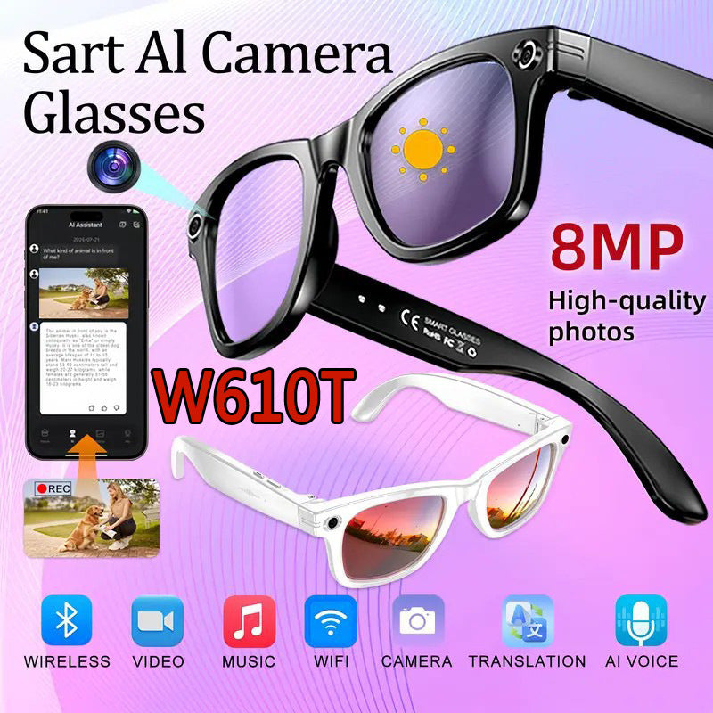 AI Smart Camera Glasses