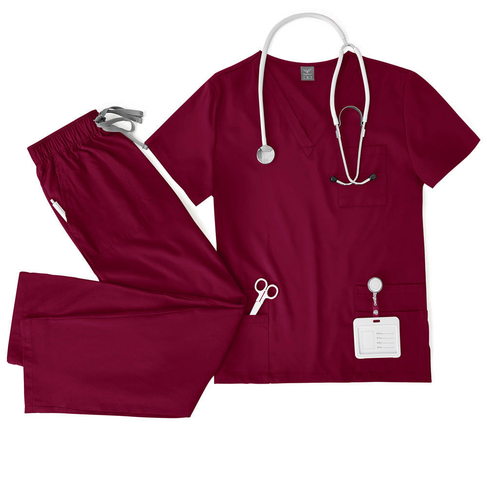 V-Neck Quick-Dry Nurse Suit