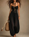 Bohemian Lace Chiffon Women Jumpsuit