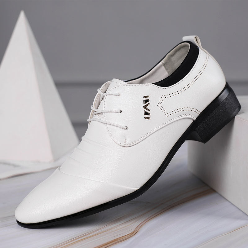 Mens Breathable Business Casual Slip-On Shoes