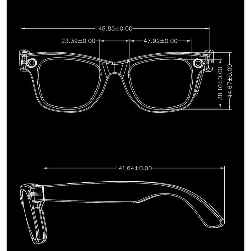 AI Smart Camera Glasses