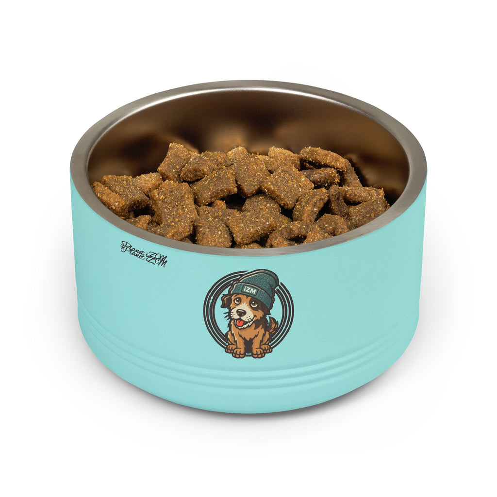 Cute Dog Beanie Pet Bowl — 18oz Stainless Steel Dog Food & Water Bowl