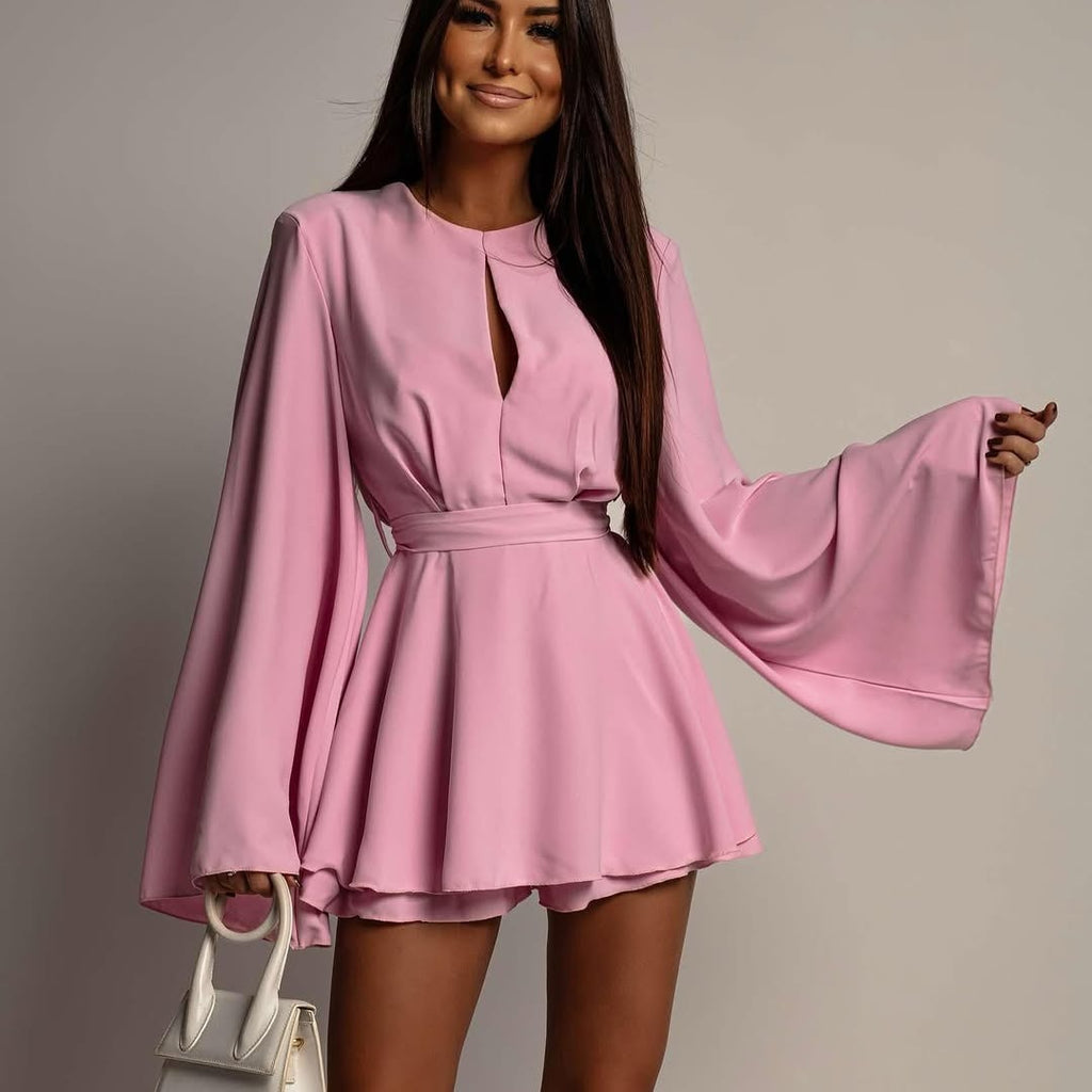 Waist-cinched dress