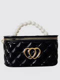 Black Double Heart Jelly Purse