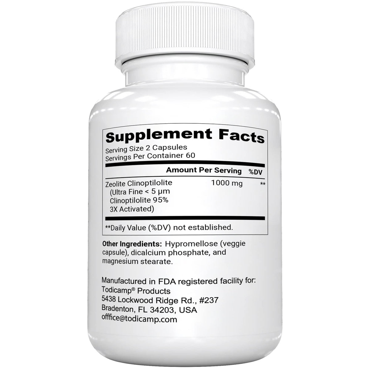 Zeolite Detox Capsules   120 Zeolite Capsules   1 2 µm Clinoptilolite Zeolite Detox   2 Months Supply Zeolite Clinoptilolite Capsules   Zeolite Sorbolit Detox   Zeolite Pills