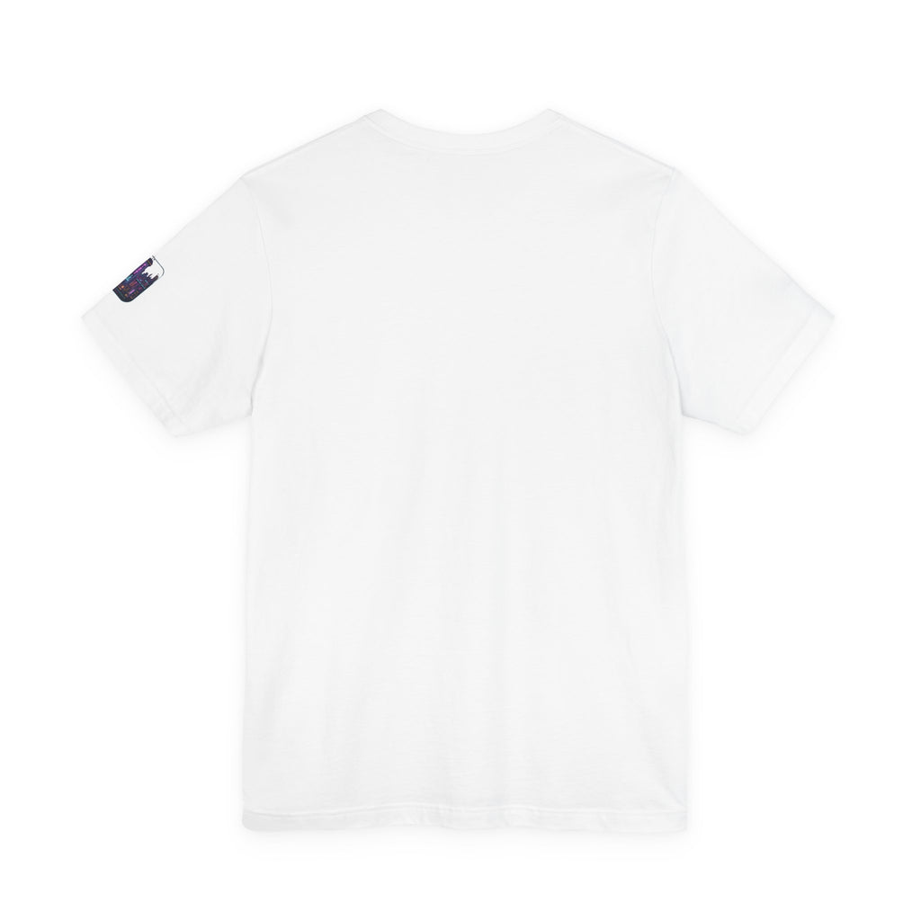 Future Metropolis Tee – Planet 12M Neon Cityscape T‑Shirt