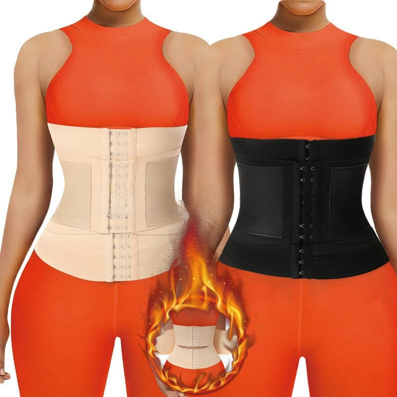 Elastic Waist Trainer Corset with Back Support