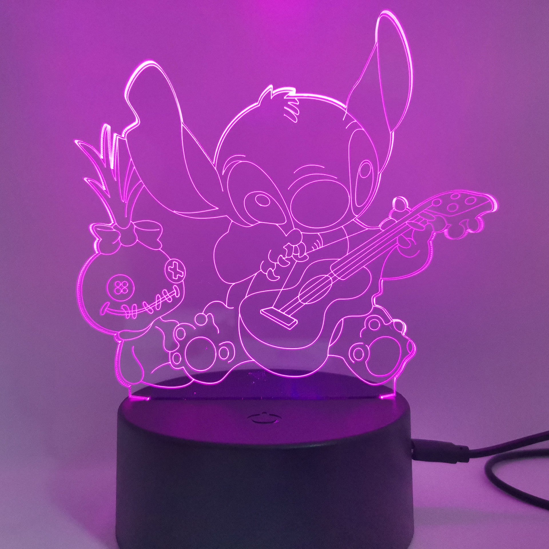 3D Horse Night Light USB Color Changing Remote Control Decorative Lamp for Kids Room