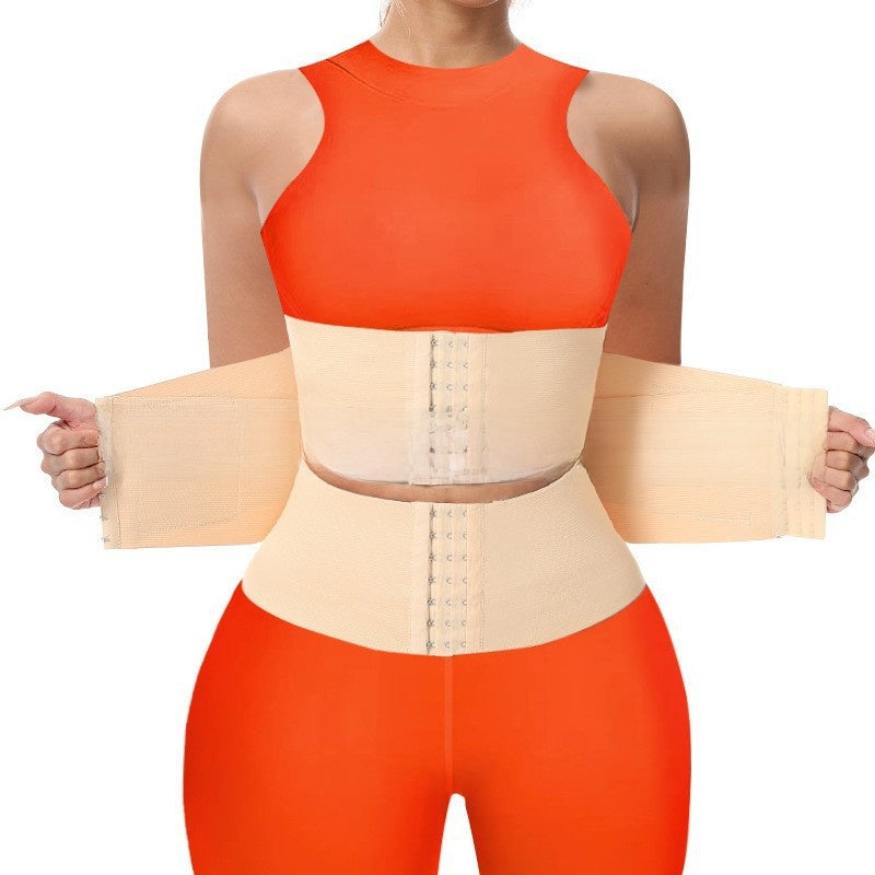 Elastic Waist Trainer Corset with Back Support