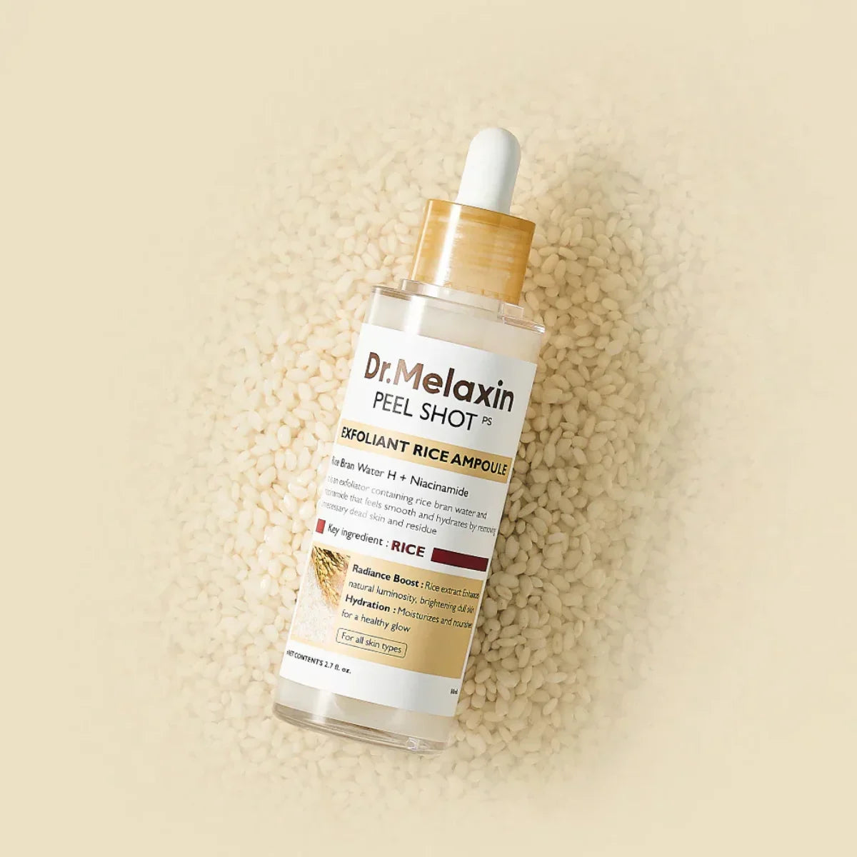 Dr. Melaxin Peel Shot Exfoliating White Rice Ampoule