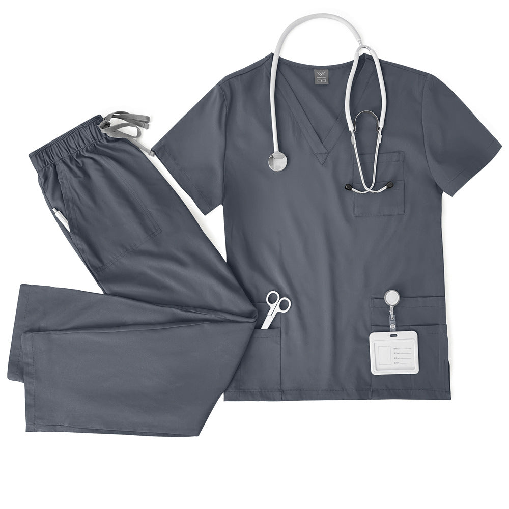 V-Neck Quick-Dry Nurse Suit