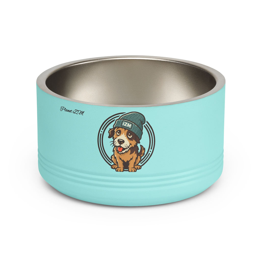 Cute Dog Beanie Pet Bowl — 18oz Stainless Steel Dog Food & Water Bowl
