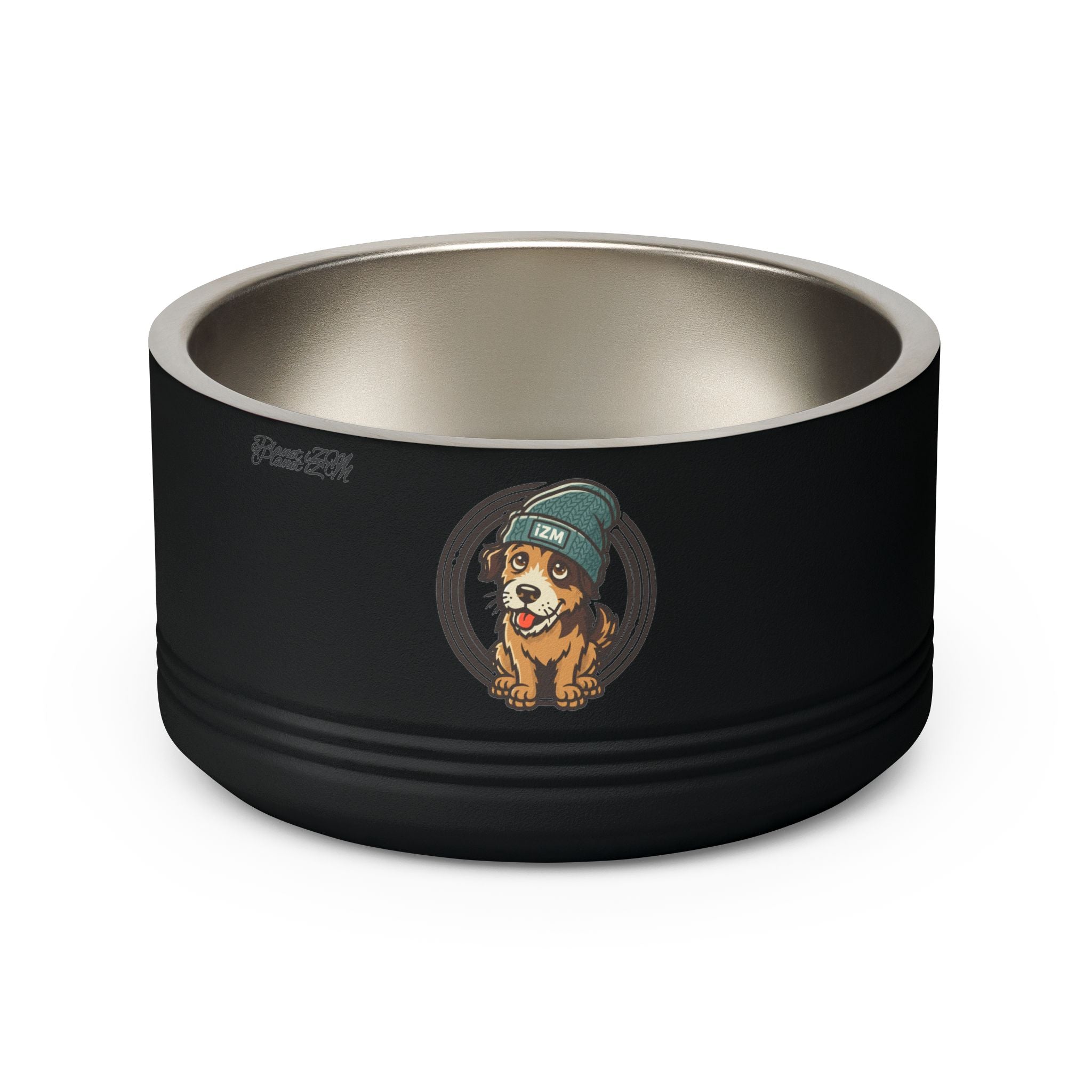 Cute Dog Beanie Pet Bowl — 18oz Stainless Steel Dog Food & Water Bowl