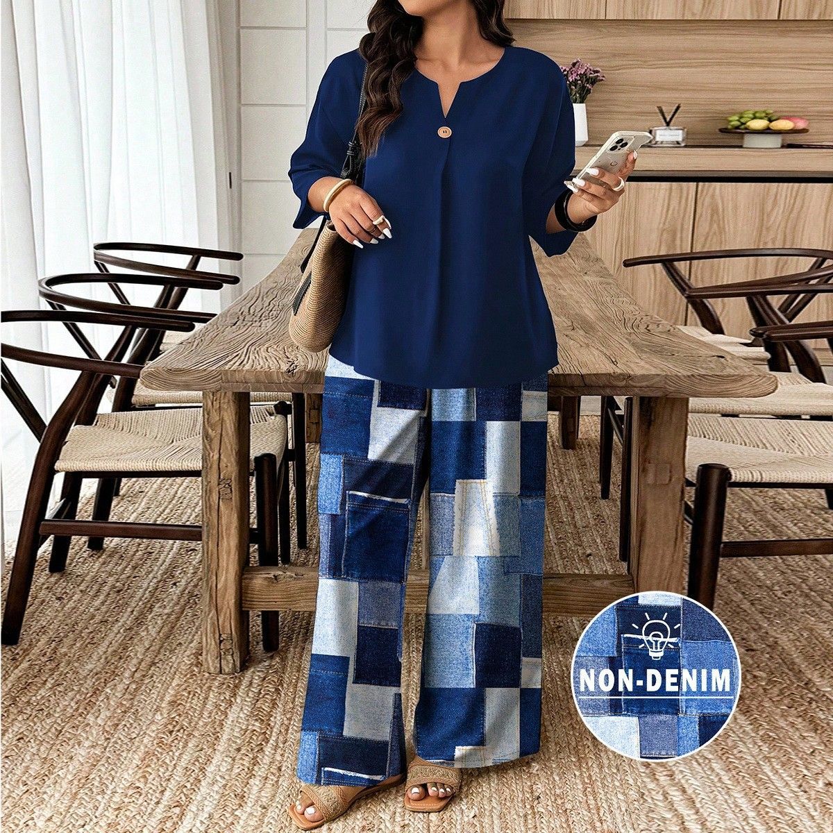 Floral Print Shirt and Pants Set