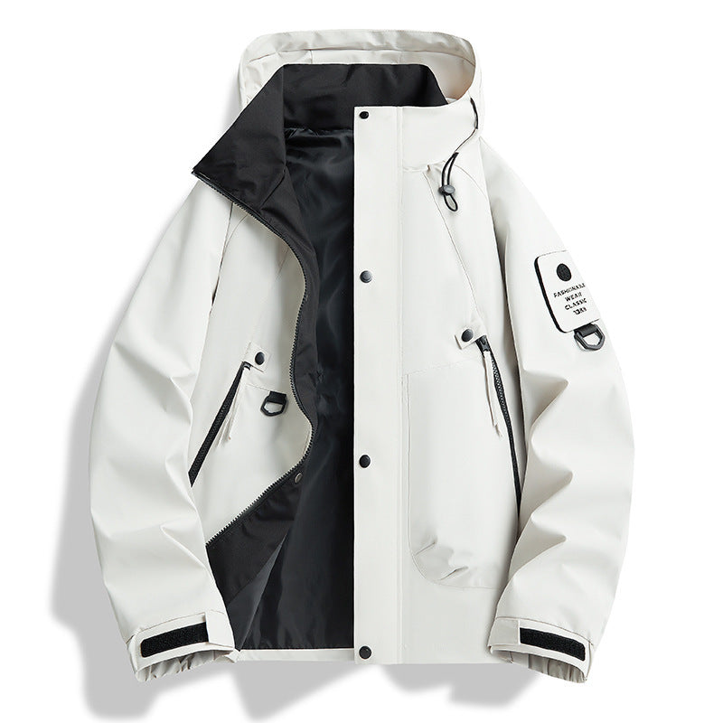 Hooded Outdoor Windbreaker Jacket