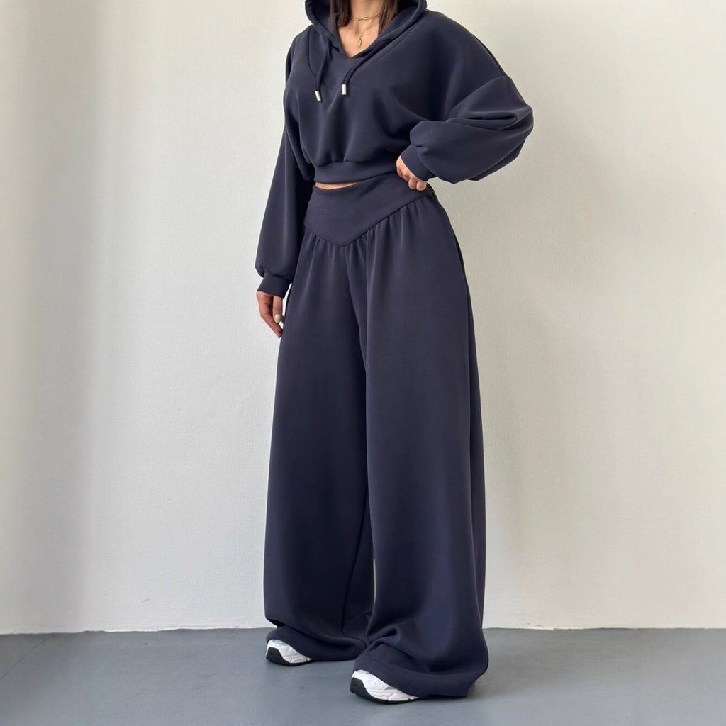 Women's Casual Hooded Tracksuit Set