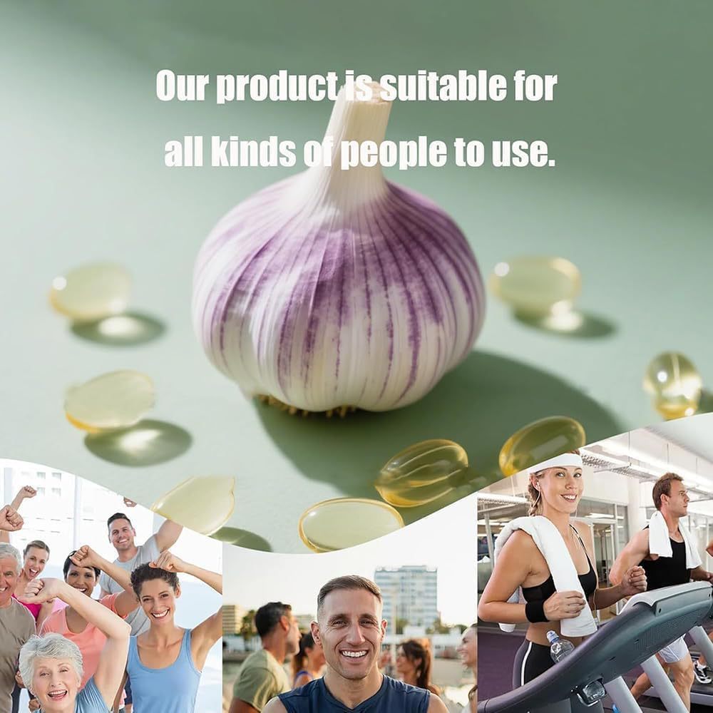 Garlic Extract Softgel Capsules Dietary Supplement