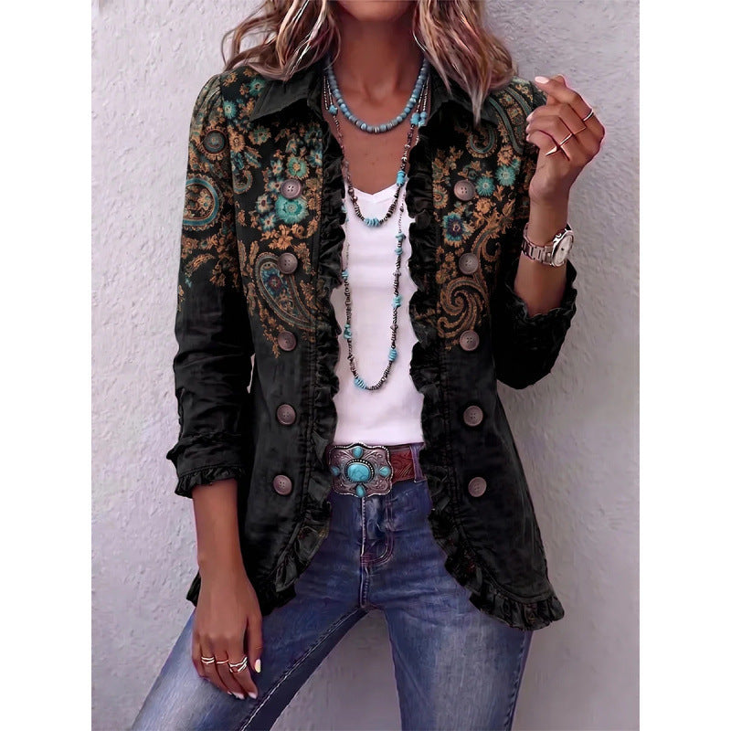 Women's fashionable long-sleeved
