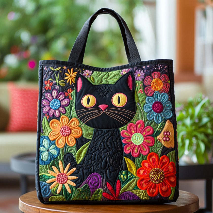 Digital Print Floral Canvas Tote Bag