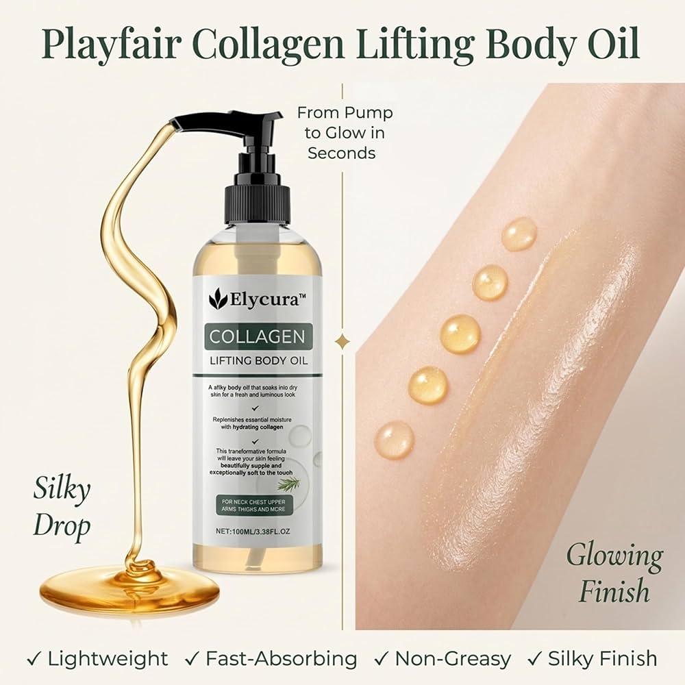 Elycura Collagen Lifting Body Oil (100ml)