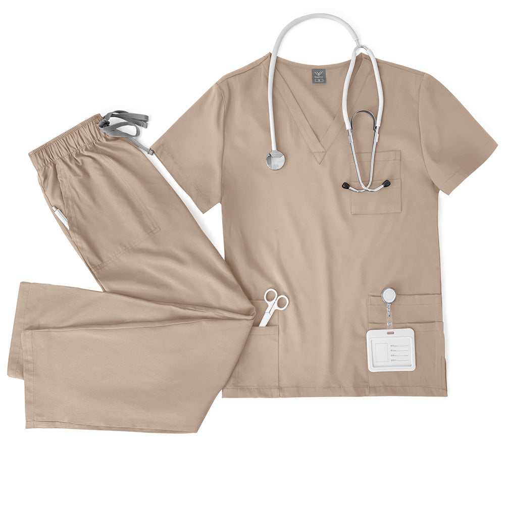 V-Neck Quick-Dry Nurse Suit