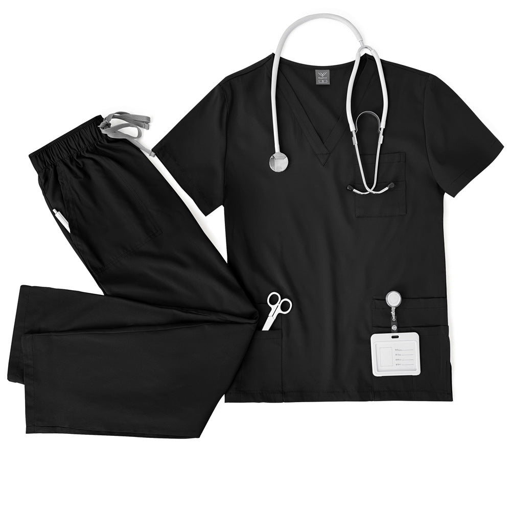 V-Neck Quick-Dry Nurse Suit