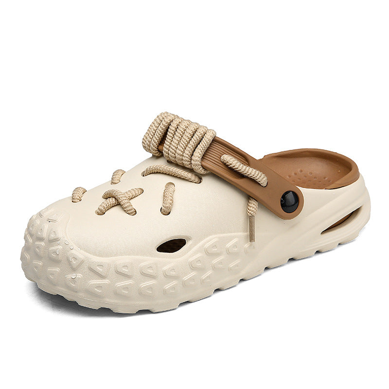 Anti-slip and odor-resistant beach sandals for students